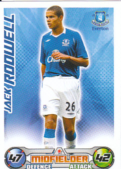 Jack Rodwell Everton 2008/09 Topps Match Attax #103